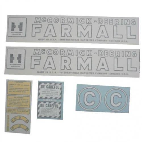 McCormick-Deering Farmall Decal Set H Vinyl fits International H 