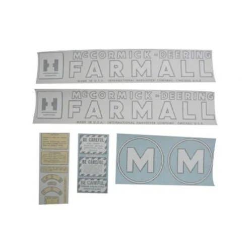 100899 | International McCormick-Deering Farmall Decal Set | M | Vinyl | International | Farmall | IH M |