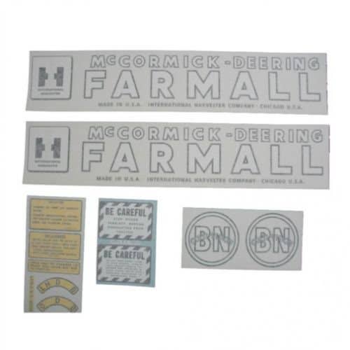 McCormick-Deering Farmall Decal Set BN Culti-Vision Vinyl fits International B McCormick-Deering Farmall Decal Set BN Culti-Vision Vinyl fits International B
