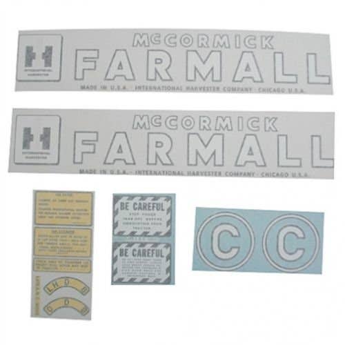 100908 | International McCormick Farmall Decal Set | C 1945-52 | Vinyl | International | Farmall | IH C |