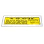 101091 | International Seat Adjustment Decal | Black and Yellow | Mylar | International | Farmall | IH 100 130 140 140 460 560 | 101091 | International Seat Adjustment Decal | Black and Yellow | Mylar | International | Farmall | IH 100 130 140 140 460 560 |