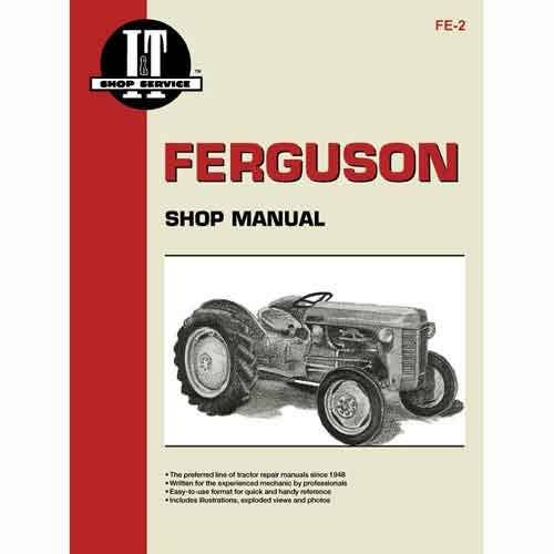 I&T Shop Manual fits Massey Ferguson TE20 TO20 TO30 I&T Shop Manual fits Massey Ferguson TE20 TO20 TO30