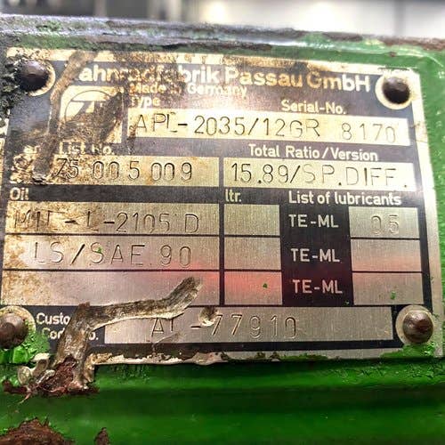 465745 | MFWD Axle Assembly | APL-2035 |  | AL81922, AL77910
