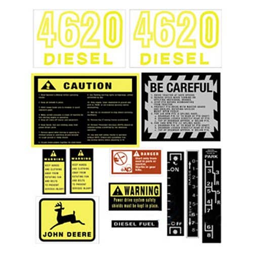 Hood Decal 4620 fits John Deere 4620 JD4620 Hood Decal 4620 fits John Deere 4620 JD4620