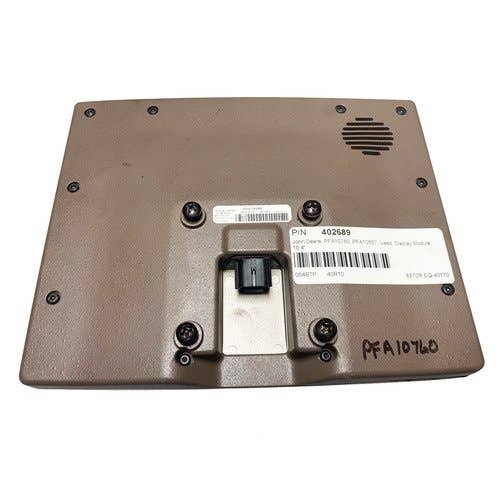 402689 | Display Module | 10.4" | John Deere S760 S770 S780 S785 S790 T550 T560 T660 T670 W540 W550 W650 W660 6R 110 6R 120 6R 130 6R 140 6R 145 6R 155 6R 165 6R 175 6R 185 6R 195 6R 215 6R 230 6R 250 6110R 6120R 6130R 6135R 6145R |  | PFA10760, PFA10557