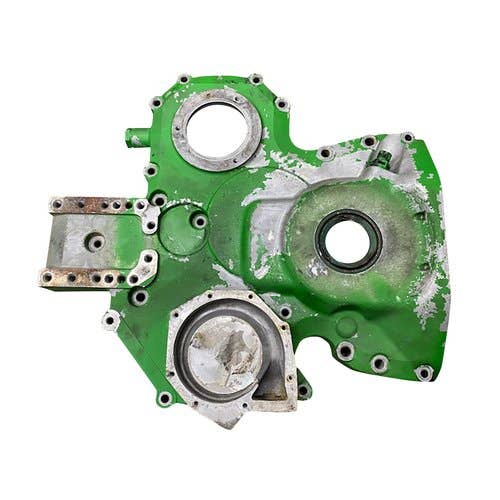 Used Timing Cover fits John Deere 6215 6415 7210 7220 7320 7410 7420 7505 7510 7520 7610 7710 7810 9410 4045 6068 R520130 DZ102321 Used Timing Cover fits John Deere 6215 6415 7210 7220 7320 7410 7420 7505 7510 7520 7610 7710 7810 9410 4045 6068 R520130 DZ102321