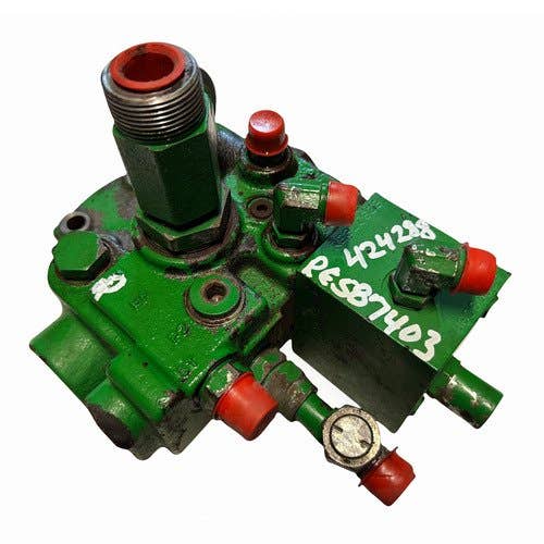 Used Hydraulic Pressure Valve W/Priority Valve fits John Deere 7200R 7210R 7215R 7230R 7250R 7260R 7270R 7280R 7290R 7310R RE587403 RE320603 Used Hydraulic Pressure Valve W/Priority Valve fits John Deere 7200R 7210R 7215R 7230R 7250R 7260R 7270R 7280R 7290R 7310R RE587403 RE320603