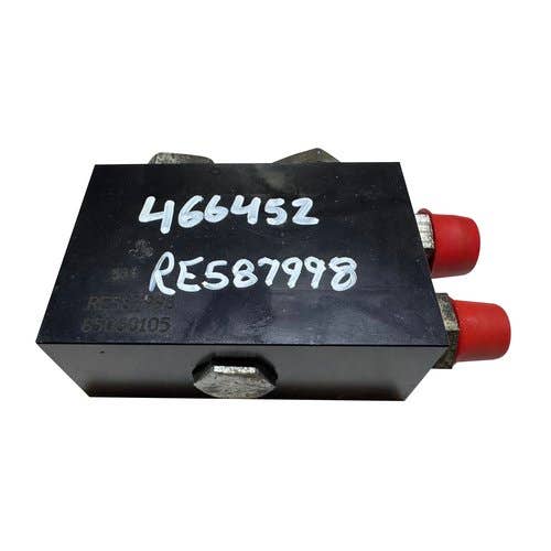 466452 | Pump Inlet Valve | John Deere 9R 390 9R 440 9R 540 9R 590 9R 640 9RX 490 9RX 540 9RX 590 9RX 640 9370R 9420R 9420RX 9470R 9470RX 9520R 9520RX 9570R 9570RX 9620R 9620RX |  | RE587998