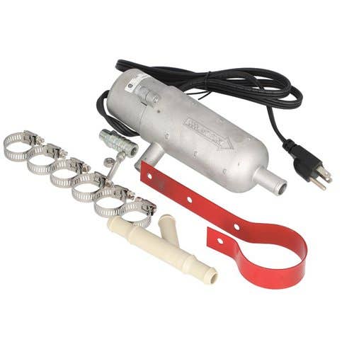 107375 | Kat's External Tank Engine Heater | Thermostatically Controlled | 850 Watt | 120V |