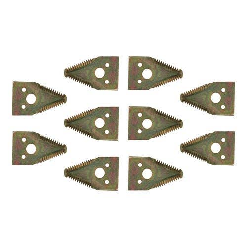 Knife End Section Coarse Tooth - 10 Pack fits John Deere 600 630FD 600 H163132 Knife End Section Coarse Tooth - 10 Pack fits John Deere 600 630FD 600 H163132
