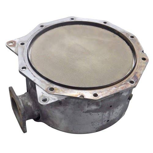 Used Catalyst Exhaust End Filter Section fits Kubota M126 M135 1J520-18940 1J520-18150 1J520-18152