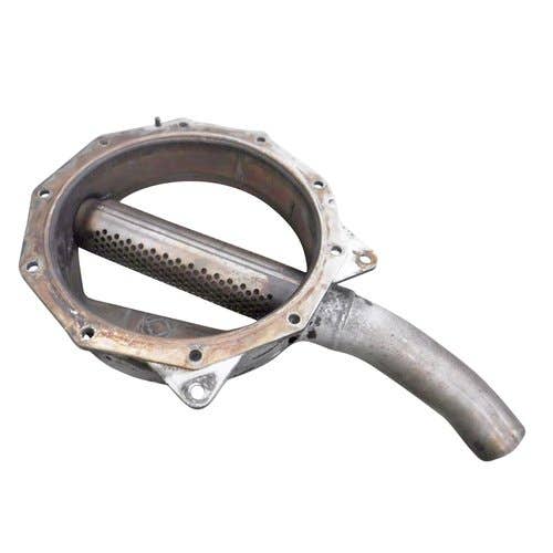 Used Catalyst Exhaust End Housing fits Kubota M126 M135 1J520-18950 Used Catalyst Exhaust End Housing fits Kubota M126 M135 1J520-18950