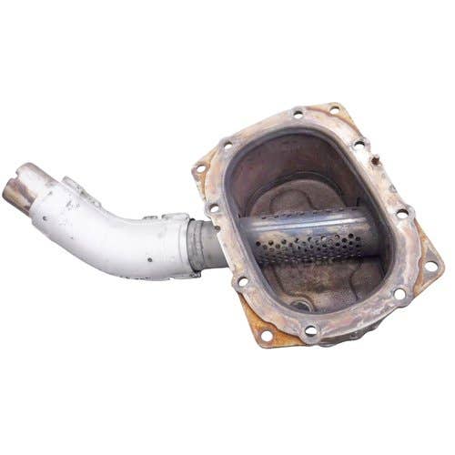 Used Catalyst Exhaust End Housing fits Kubota M4N-071 M8560 M9960 1J541-18950 1J541-18102