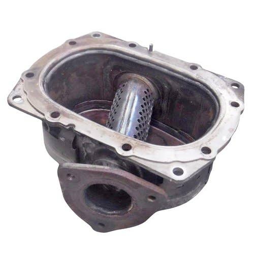 Used End Cover Section - Catalytic Converter fits Kubota M5-091 M5-111 M5L-111 M5N-091 M5N-111 M6L-111 M6S-111 1J583-18101 1J583-18950 Used End Cover Section - Catalytic Converter fits Kubota M5-091 M5-111 M5L-111 M5N-091 M5N-111 M6L-111 M6S-111 1J583-18101 1J583-18950