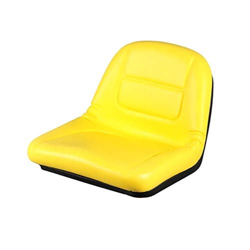 Lawn Tractor Seat High Back Yellow fits John Deere G110 L130 AUC11476 GY20664 GY21210 GY20496 Lawn Tractor Seat High Back Yellow fits John Deere G110 L130 AUC11476 GY20664 GY21210 GY20496