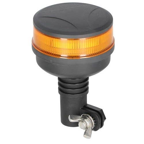 165374 | LED Beacon Light - 6 Function | DIN Stem Mount | Flat Top |