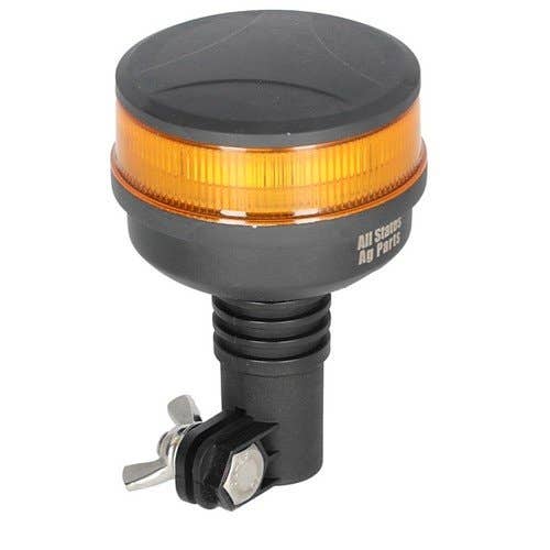 165374 | LED Beacon Light - 6 Function | DIN Stem Mount | Flat Top |