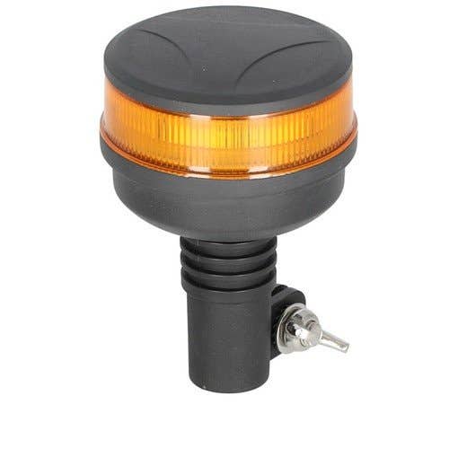 165374 | LED Beacon Light - 6 Function | DIN Stem Mount | Flat Top |
