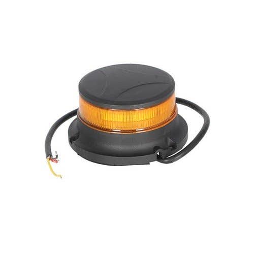 LED Beacon Light - 6 Function Fixed Flat Mount Flat Top