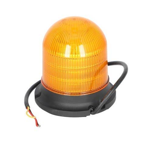 165373 | LED Beacon Light - 6 Function | Fixed Flat Mount | Dome Top |
