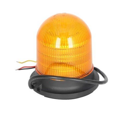 165373 | LED Beacon Light - 6 Function | Fixed Flat Mount | Dome Top |