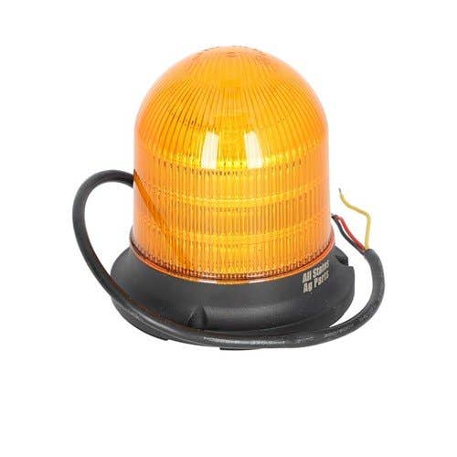 165373 | LED Beacon Light - 6 Function | Fixed Flat Mount | Dome Top |