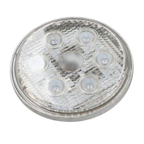 LED Headlight Conversion Bulb - 18W Round Flood Beam 6V / 12V fits International Cub H M Super A Super H Super M 100 200 300 330 350 400 450 358890R92