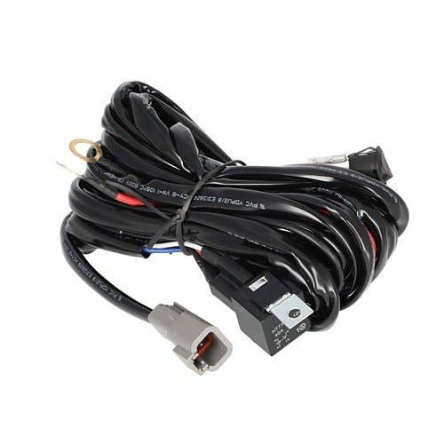 LED Light Bar Wiring Harness - 300W 40A Fuse 40A Relay 12V AWG12# Wire LED Light Bar Wiring Harness - 300W 40A Fuse 40A Relay 12V AWG12# Wire