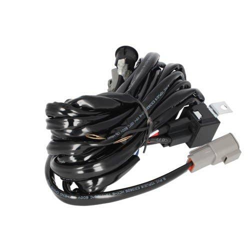 154684 | LED Light Bar Wiring Harness - 300W | 40A Fuse | 40A Relay | 12V | AWG12# Wire |