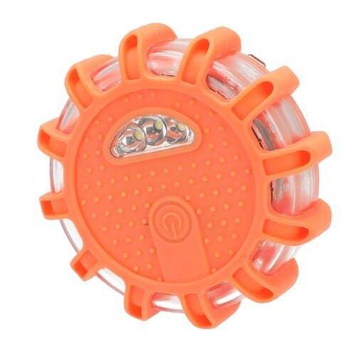 154299 | LED Safety Light - 10 Function | Round | Magnetic Base and Hook | Battery Operated |