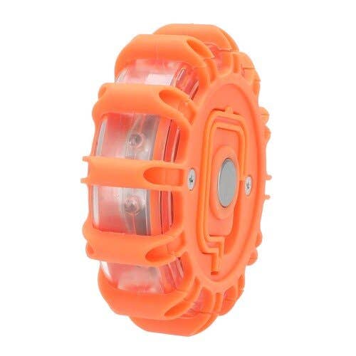 154299 | LED Safety Light - 10 Function | Round | Magnetic Base and Hook | Battery Operated |