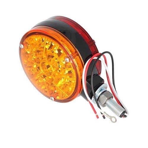 169565 | LED Safety Warning Light - 12V | 3 Wire | Red & Amber | Round | Allis Chalmers D19 160 170 175 180 185 190 200 210 440 5040 5050 6040 6060 6070 6080 7000 7010 7020 7030 7040 7045 7050 7060 7080 | John Deere 283 299 740 740 820 920 1020 1120 |