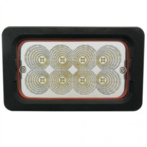 Red Rooster® LED Work Light - 40W Flood Beam Rectangular Side Lamp fits John Deere 7210 7410 7600 7610 7700 7710 7810 8100 8200 8300 8400 RE330061 Red Rooster® LED Work Light - 40W Flood Beam Rectangular Side Lamp fits John Deere 7210 7410 7600 7610 7700 7710 7810 8100 8200 8300 8400 RE330061