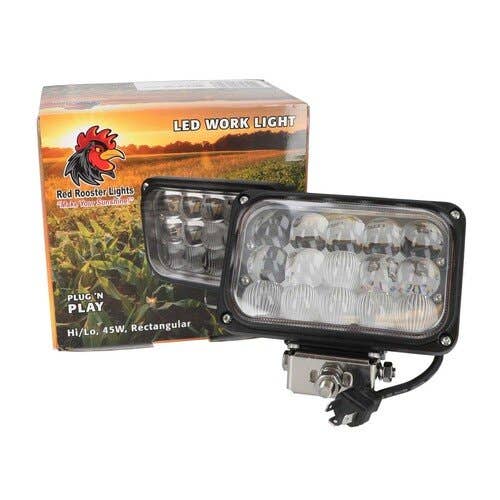 LED Work Light - 45W Rectangular Hi Lo Beam Universal LED Work Light - 45W Rectangular Hi Lo Beam Universal