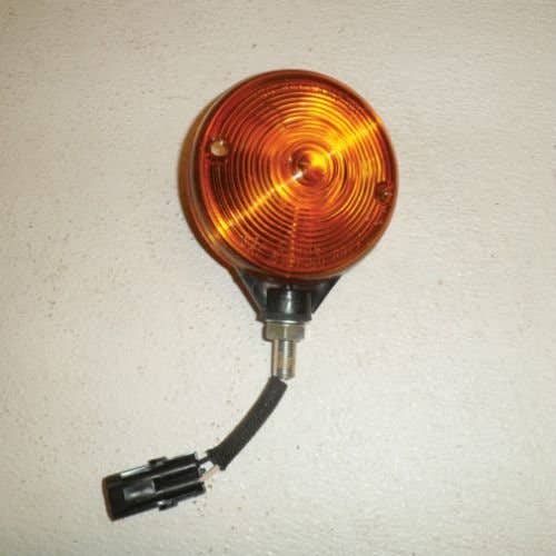 Used Light Assembly-- 12V Safety Warning & Turn Signal Pedestal Mount Round fits John Deere 3020 4000 4020 AH133316 AR50580 677540 fits International 