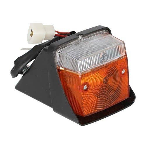 Light Housing - Fender Park Turn Signal Square fits Mahindra 3325 3825 4025 4500 4525 4530 5500 5525 5530 6000 6030 6500 6525 6530 008000698B91 Light Housing - Fender Park Turn Signal Square fits Mahindra 3325 3825 4025 4500 4525 4530 5500 5525 5530 6000 6030 6500 6525 6530 008000698B91