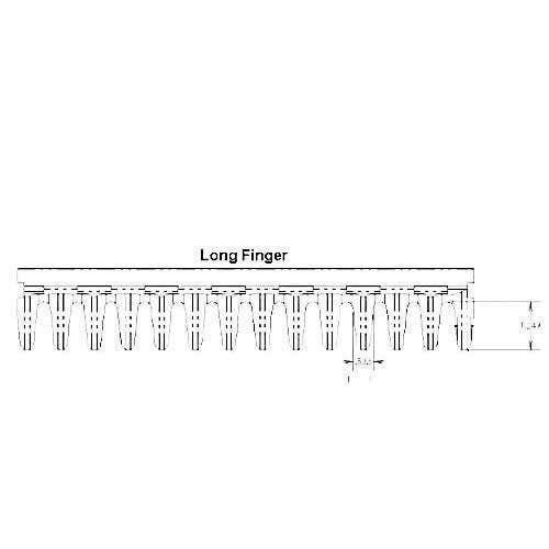Long Finger Top Chaffer fits John Deere 8820 AH97998 Long Finger Top Chaffer fits John Deere 8820 AH97998
