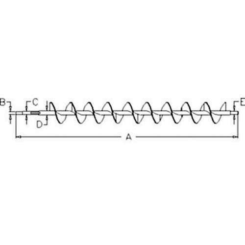 114243 | Lower Clean Grain Auger | John Deere 9640 9650 9660 9680 |  | AH162153 | LAJC9650