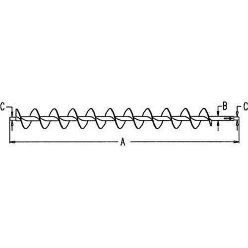 118163 | Lower Clean Grain Auger | John Deere 6600 6601 |  | AH91468 | AH85068 | AH76000