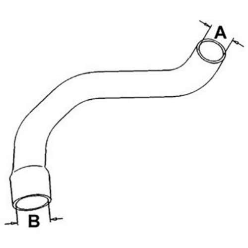 150850 | Lower Radiator Hose | John Deere 4520 |  | R43581