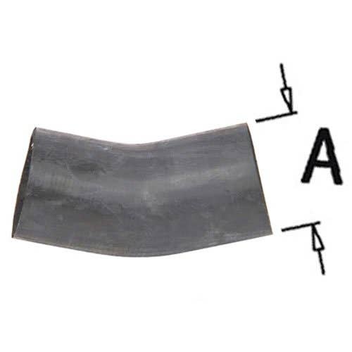 123167 | Lower Radiator Hose | John Deere 4050 4055 4250 4255 4450 4455 |  | R72742