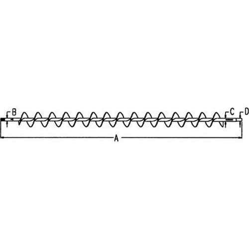 Lower Tailings Return Auger fits John Deere 7720 7721 LAJR7720 AH93663 Lower Tailings Return Auger fits John Deere 7720 7721 LAJR7720 AH93663