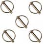 153795 | Lynch Pin 7/16" x 1-1/2" x 1-3/4" With Chain | 5 Pack | 153795 | Lynch Pin 7/16" x 1-1/2" x 1-3/4" With Chain | 5 Pack |