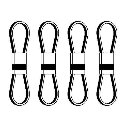 182097 | Main Drive Belt | Set of 4 | John Deere 260 260 270 270 | Kuhn GMD66 GMD66HD GMD77 GMD77HD GMD500 | New Holland 442 452 462 463 465 |  | ES10774 | 83101673 | 274224