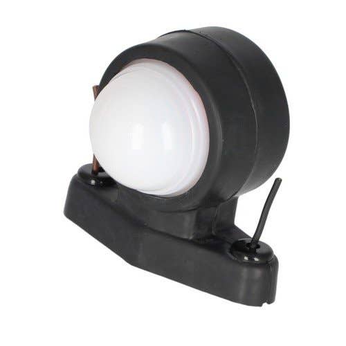 154522 | Marker Light- Hella | 24V | Halogen | Red / Clear | Round | Rubber | John Deere 6520 6620 6820 6920 7430 7530 |