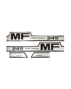 183587 | Massey Ferguson 245 Hood Decal Set | Massey Ferguson 245 |