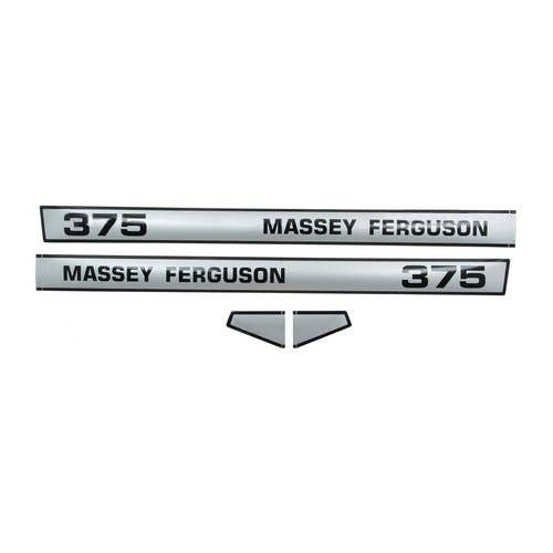 183214 | Massey Ferguson 375 Hood Decal Set | Vinyl | Massey Ferguson 375 |  | 3900321M92