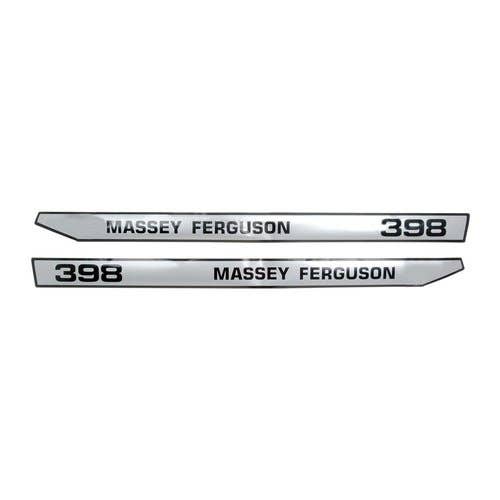 183219 | Massey Ferguson 398 Hood Decal Set | Vinyl | Massey Ferguson 398 |  | 300323M91 | 3900323M92
