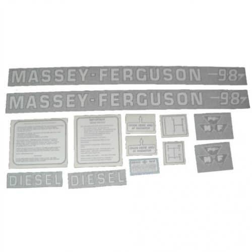 102559 | Massey Ferguson Decal Set | 98 Diesel | Vinyl | Massey Ferguson 98 98 |