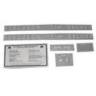 102541 | Massey Ferguson Decal Set | TO35 Deluxe | Vinyl | Massey Ferguson TO35 |